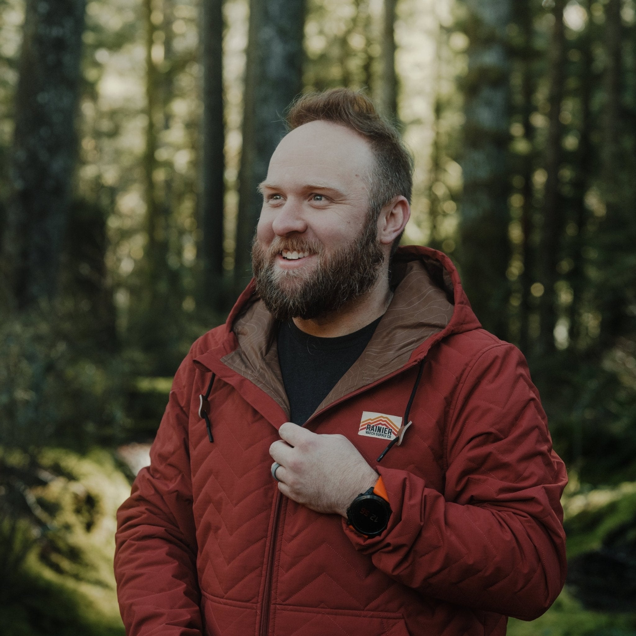 Ridgeline Micro-Puffer Quilted Hooded Jacket – Red - Paranoid Ranch