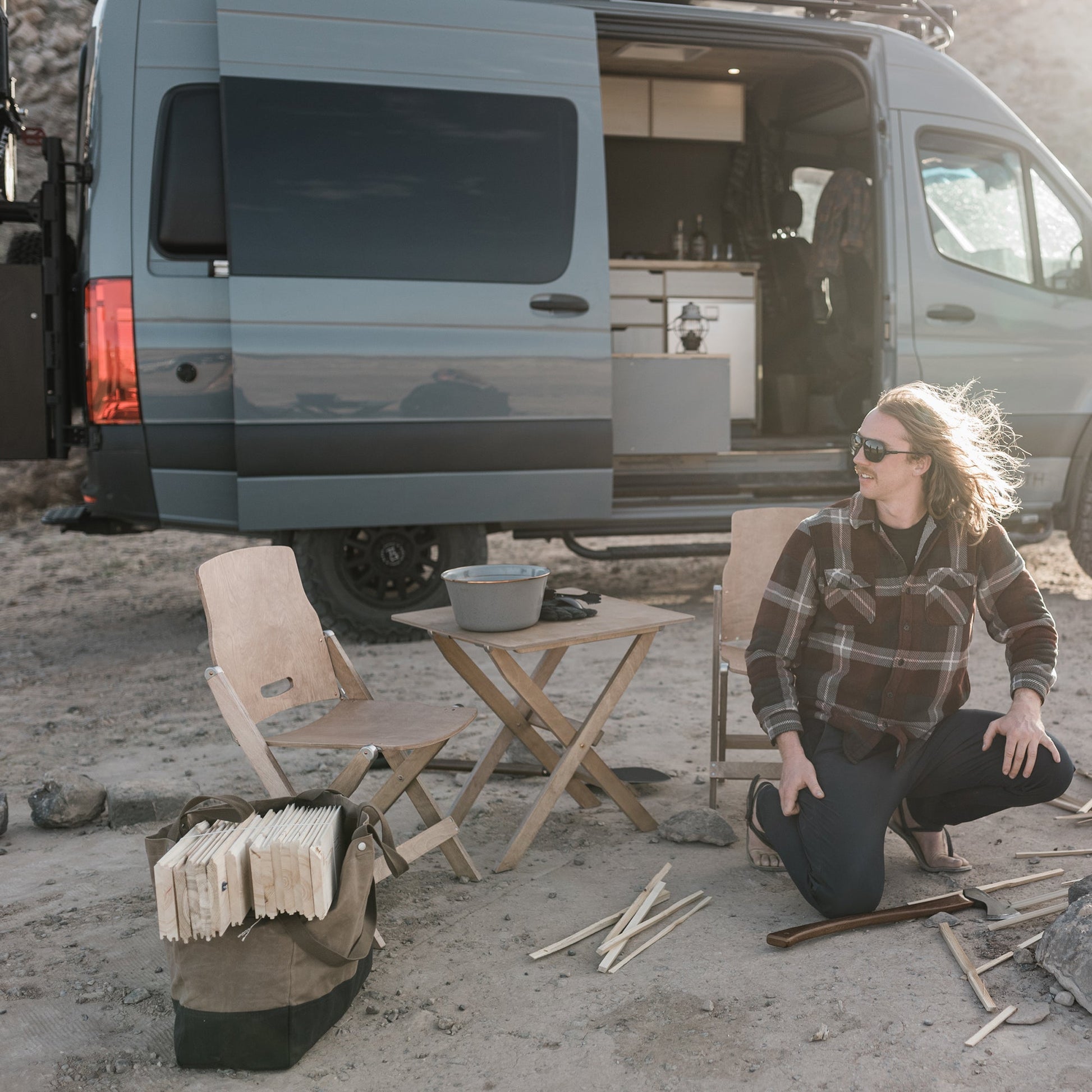 Ridgetop Wood Folding Chair - Paranoid Ranch