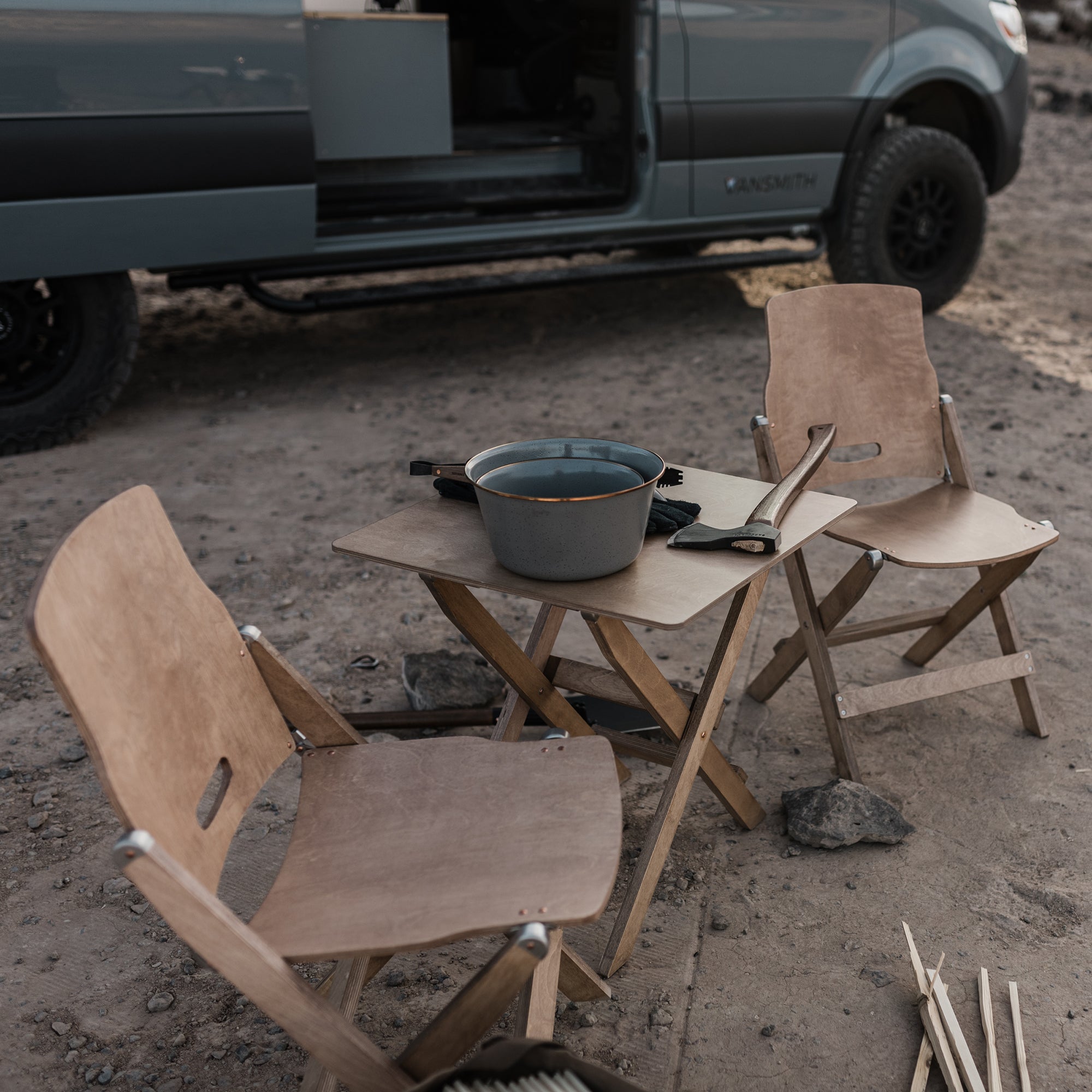 Ridgetop Wood Folding Table - Paranoid Ranch