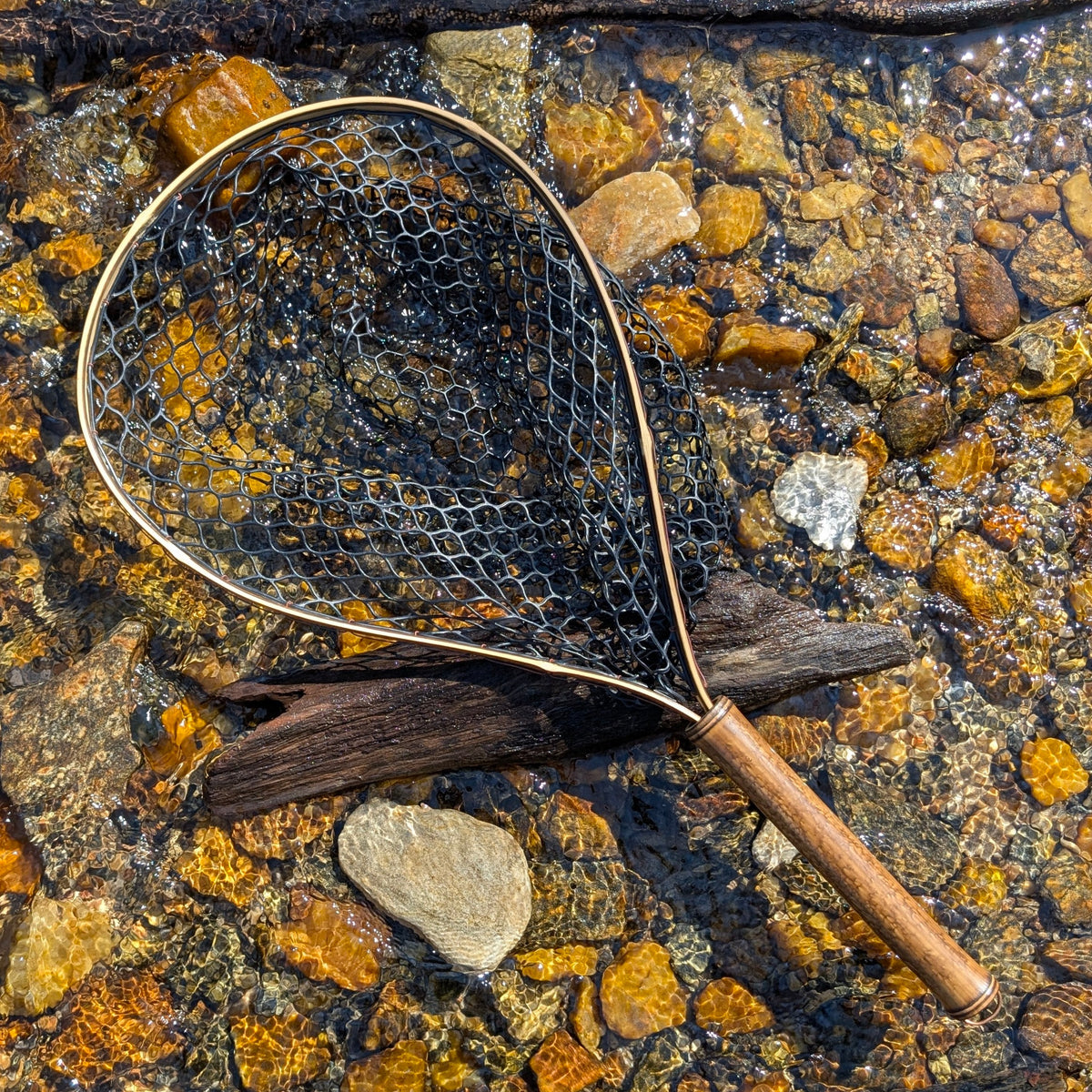 Upstream Wide - Bamboo Fly Fishing Landing Net/Hand Net