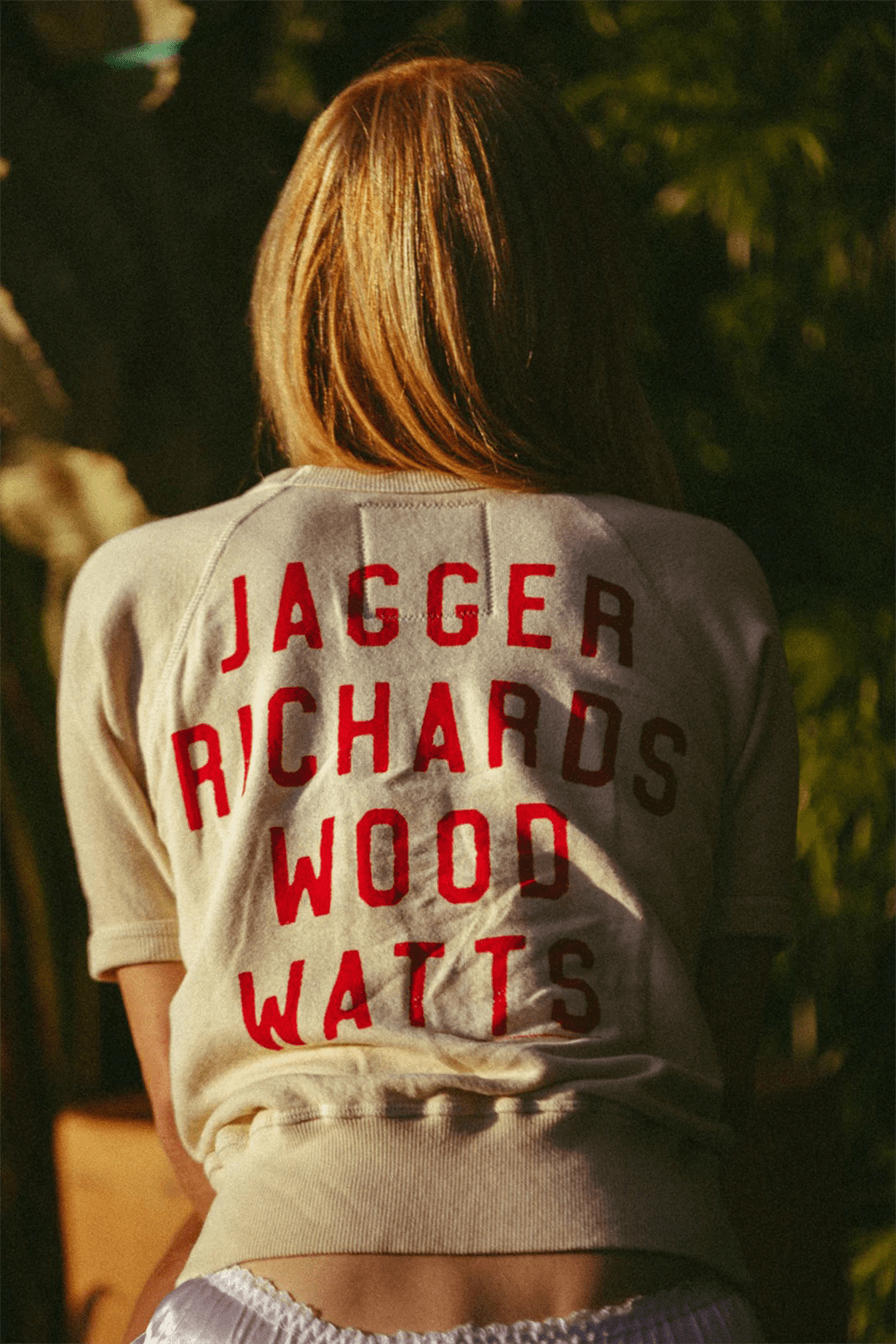 Rolling Stones Ivory Raglan Tee - Paranoid Ranch