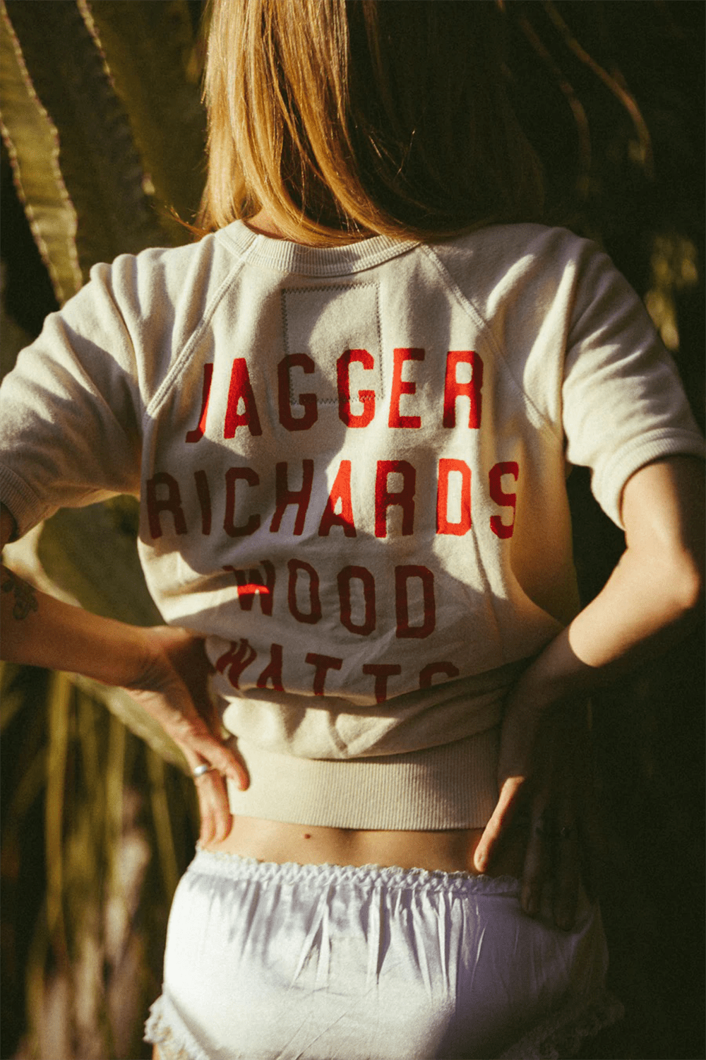 Rolling Stones Ivory Raglan Tee - Paranoid Ranch