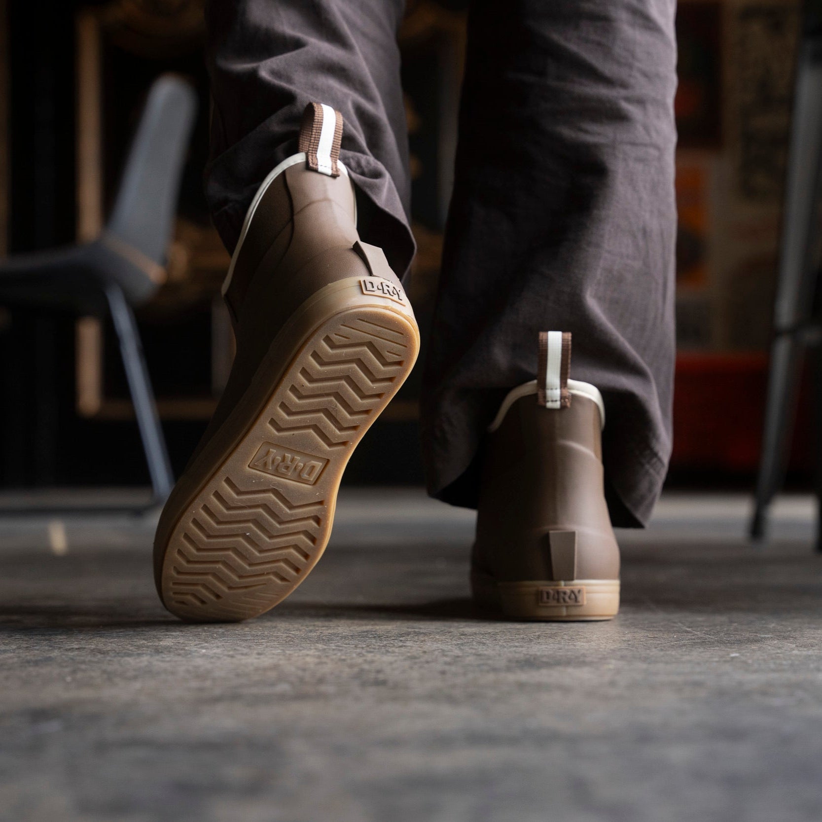 Rooted Brown 6 in Deck Boot - Paranoid Ranch