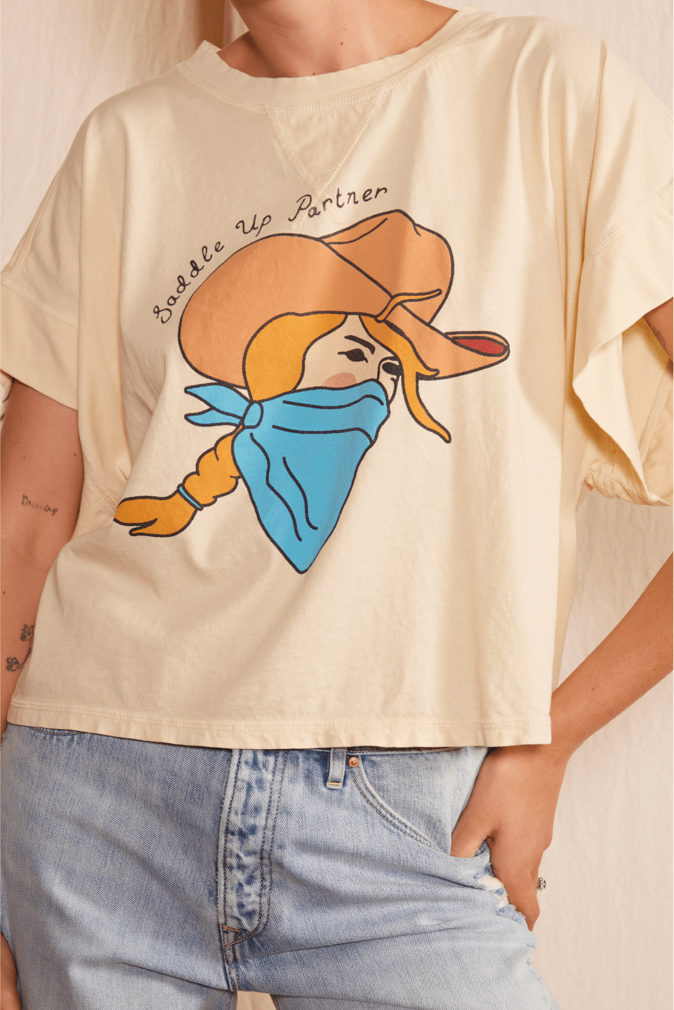 Saddle Up Tee - Paranoid Ranch