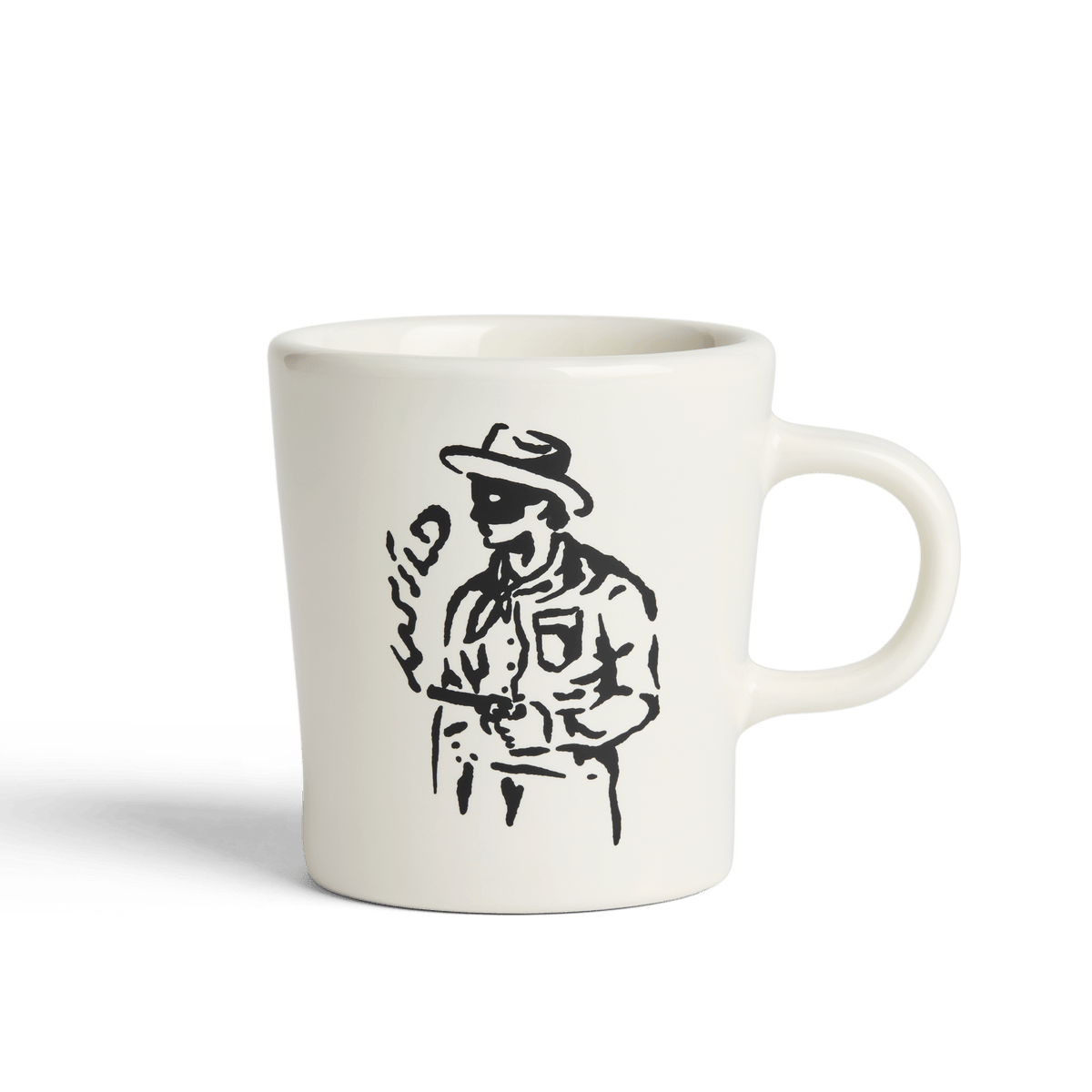 Sam Larson - Smoking Gun - 9oz Modern Diner Mug - Paranoid Ranch