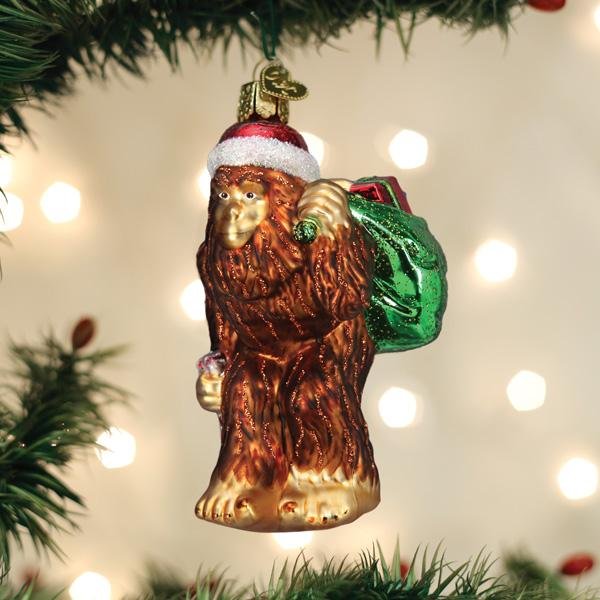 Santa Sasquatch Ornament - Paranoid Ranch