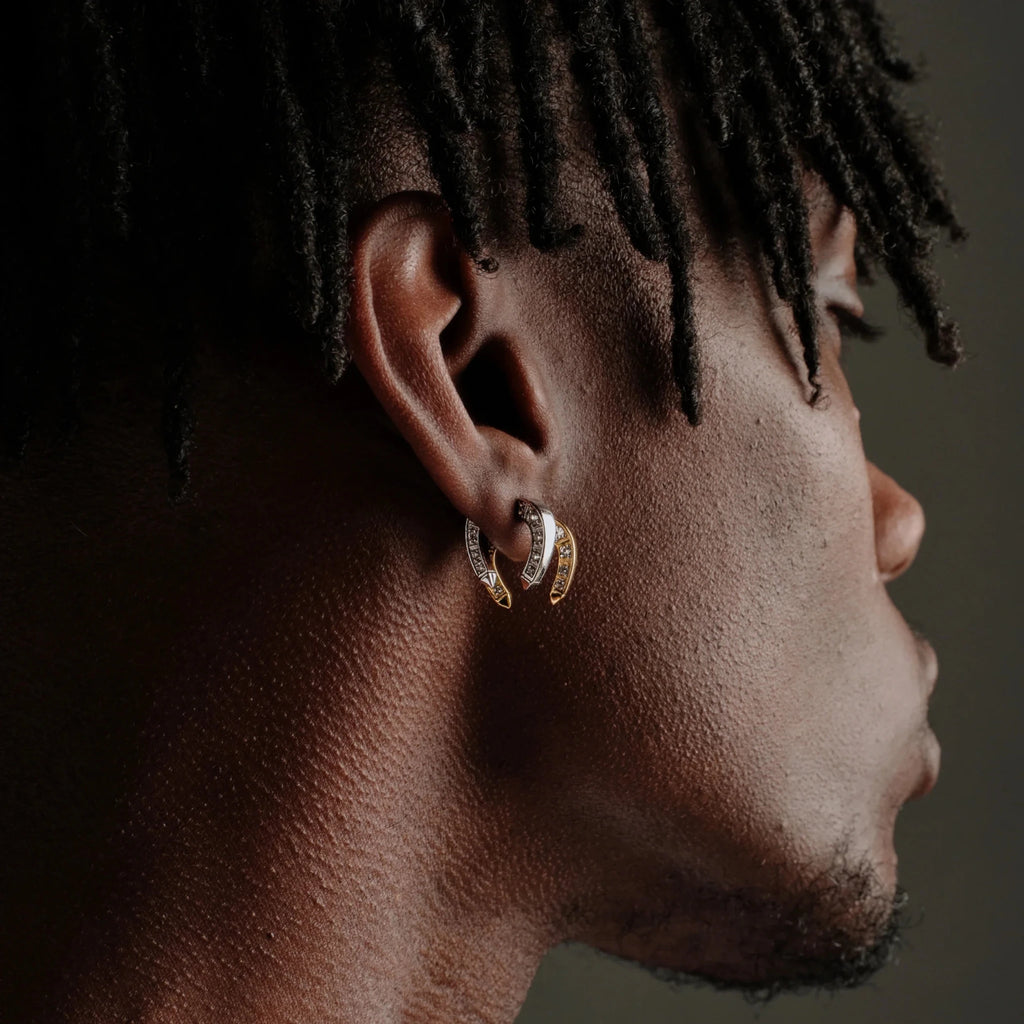Sapphire Horseshoe Earring - Paranoid Ranch