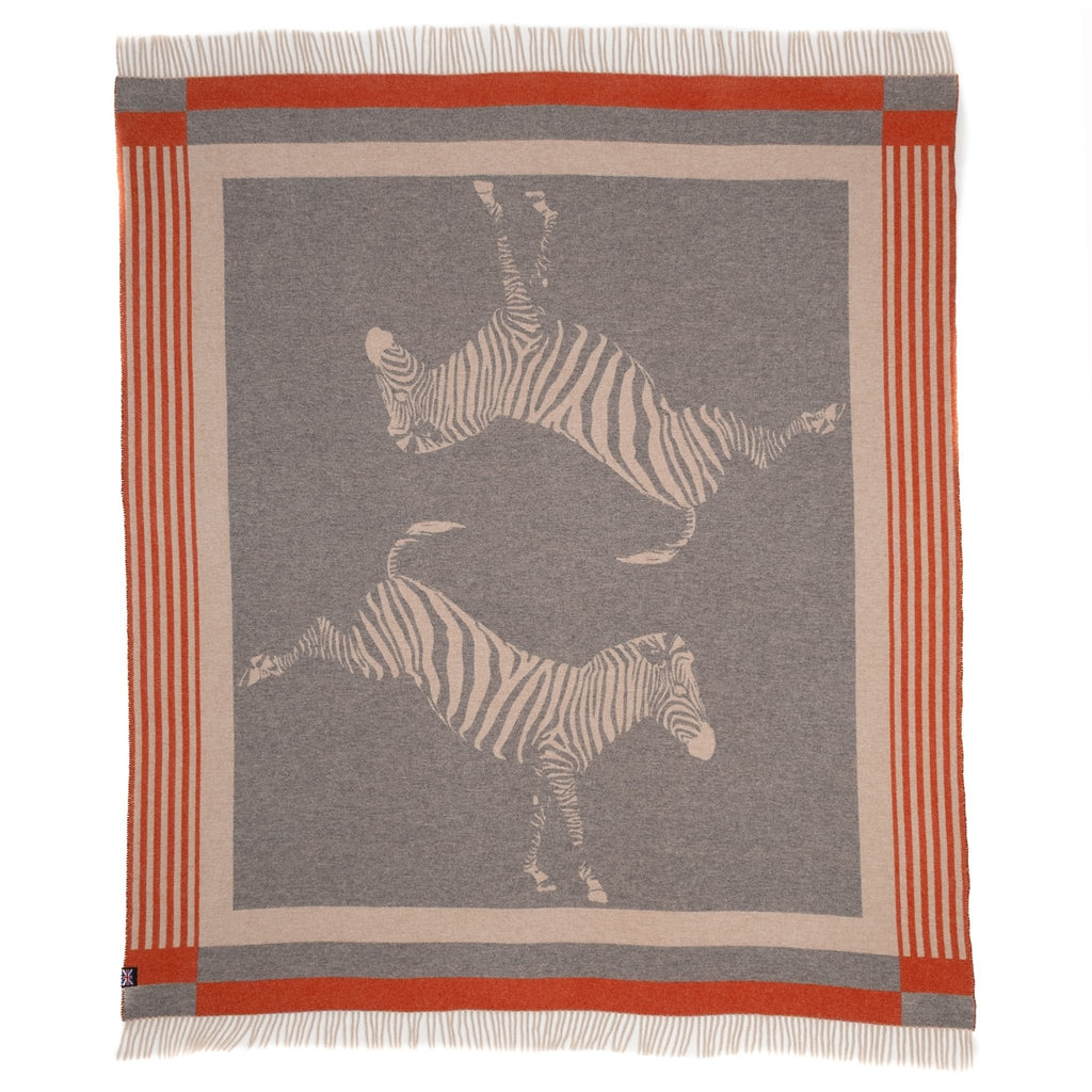 Savanna Equestrian Reversible Throw – Extra - Fine Italian Merino Wool - Paranoid Ranch