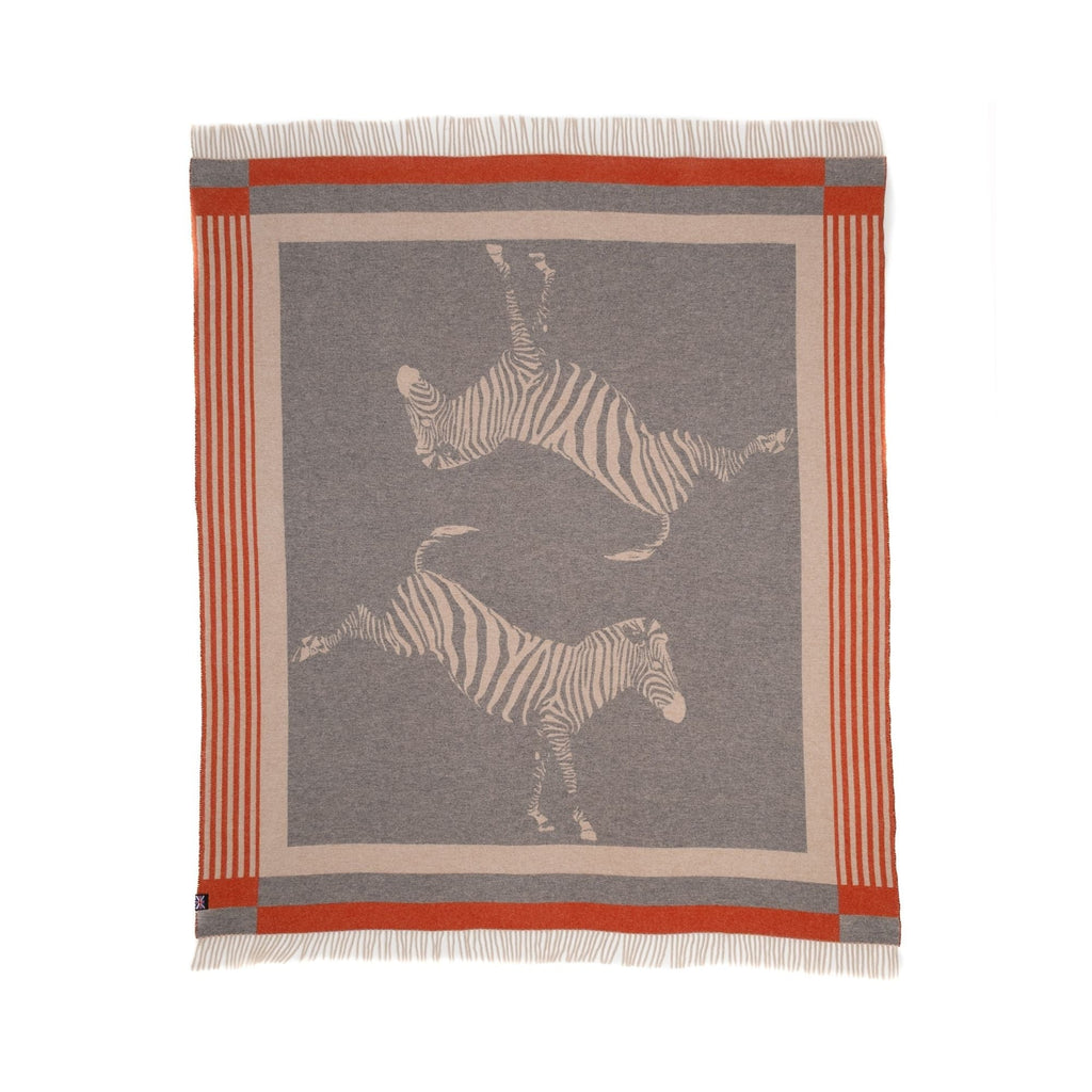 Savanna Equestrian Reversible Throw – Extra - Fine Italian Merino Wool - Paranoid Ranch