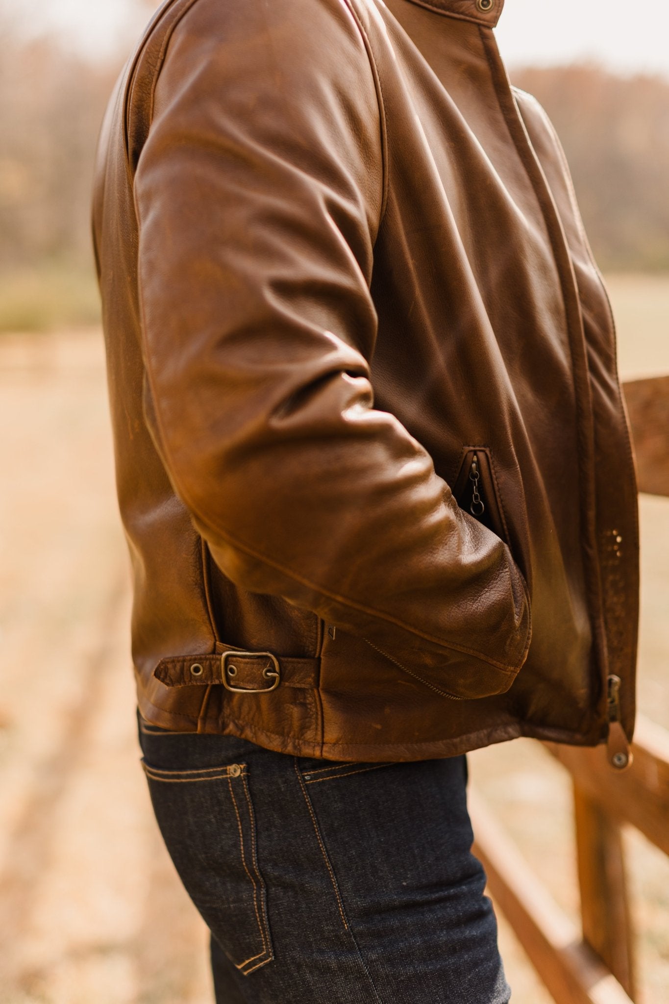 Schott x Ball and Buck Perfecto Leather Jacket - Paranoid Ranch