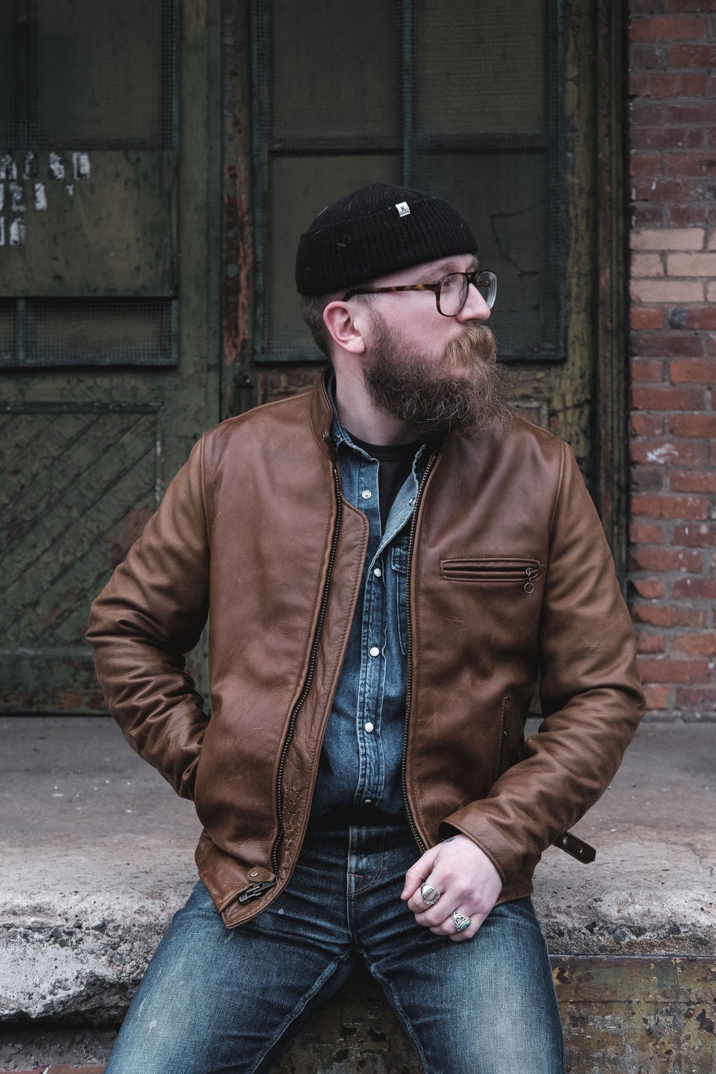 Schott x Ball and Buck Perfecto Leather Jacket - Paranoid Ranch