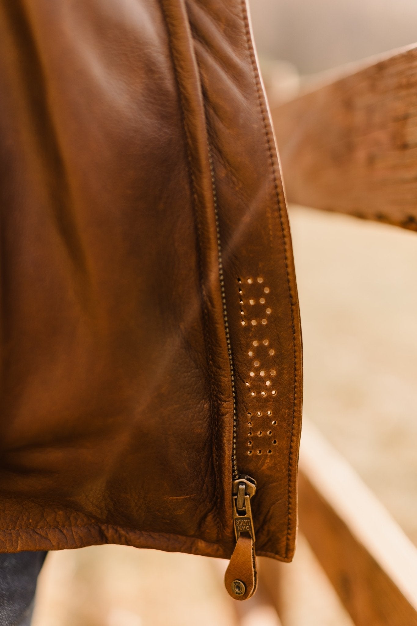Schott x Ball and Buck Perfecto Leather Jacket - Paranoid Ranch