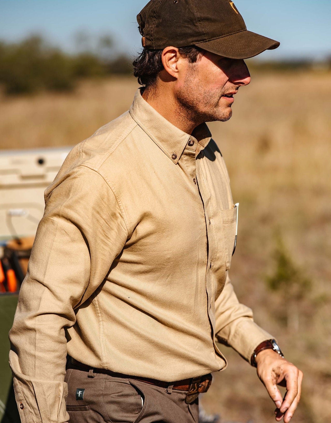 Scout Shirt - Sand Flannel - Paranoid Ranch