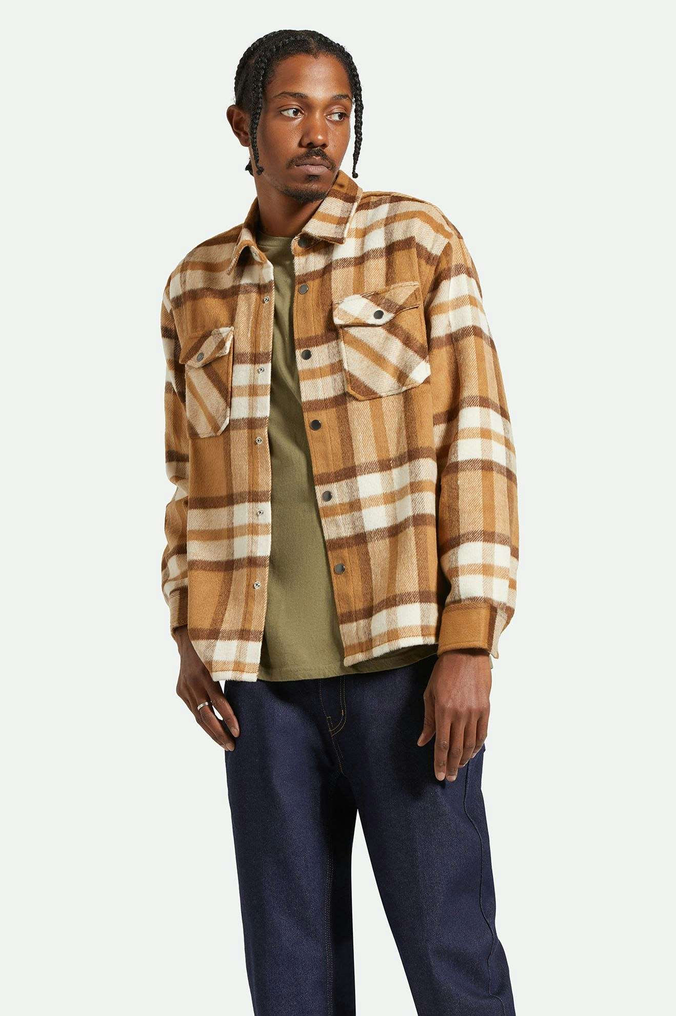 Selden Soft Brushed Flannel Overshirt - Paranoid Ranch