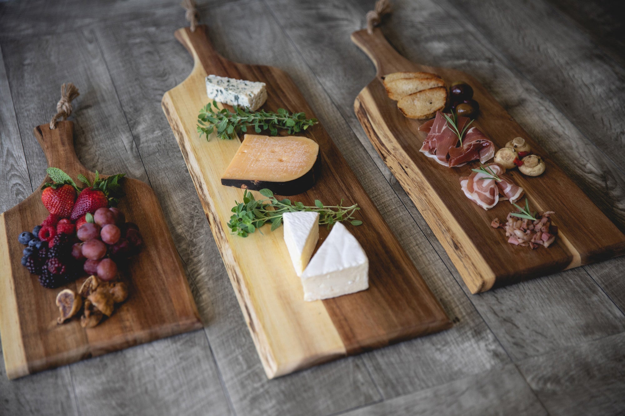 Set of 3 Artisan Serving Planks (18", 24", 30") - Paranoid Ranch