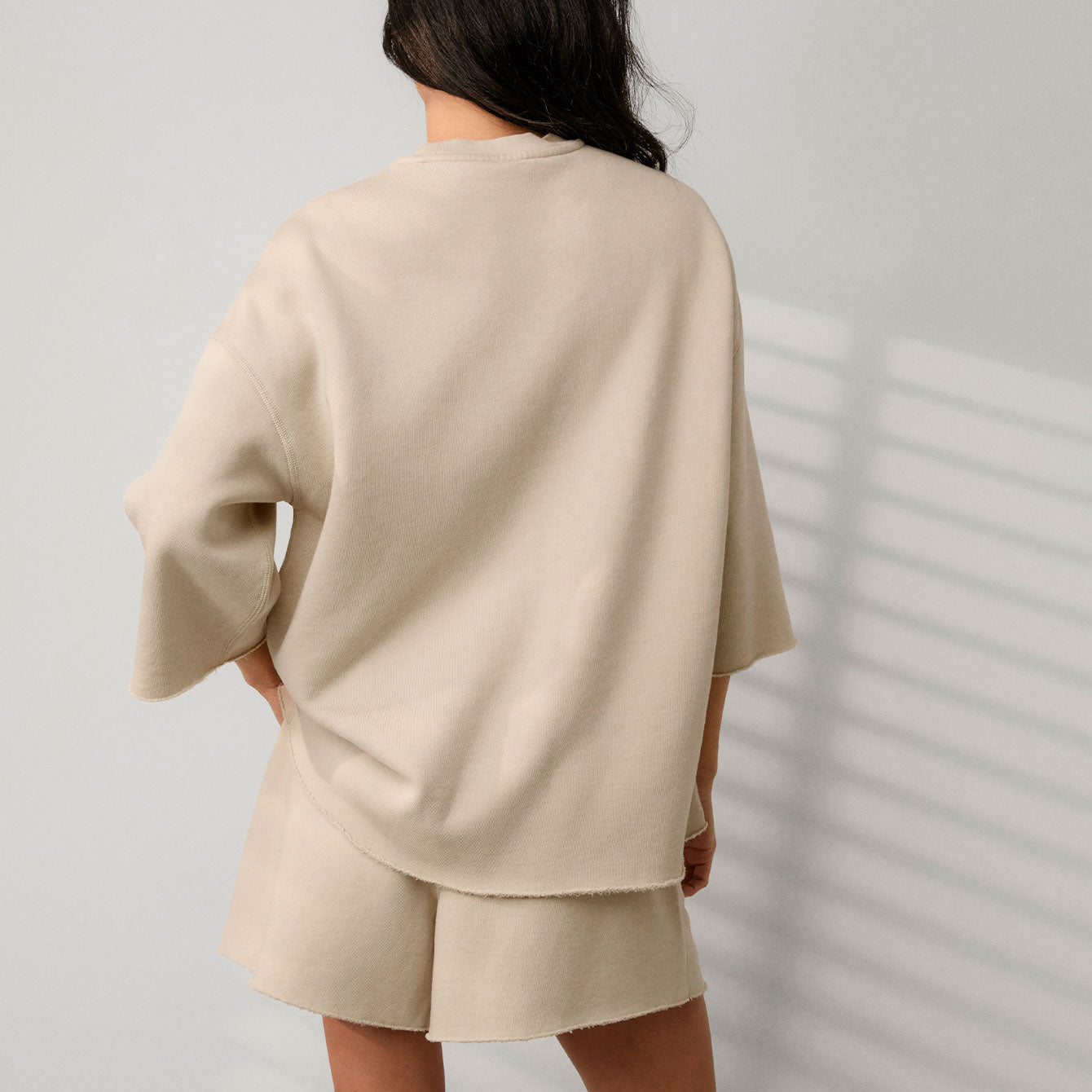 Silksweats™ Midweight Reversible Cropped Sleeve Sweatshirt - Paranoid Ranch