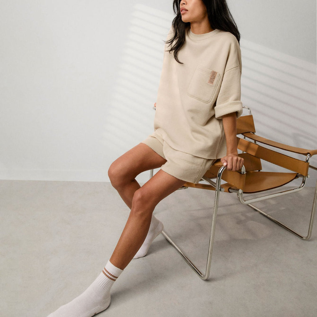 Silksweats™ Midweight Reversible Cropped Sleeve Sweatshirt - Paranoid Ranch