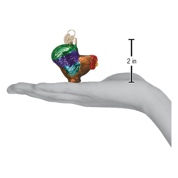Small Rooster Ornament - Paranoid Ranch