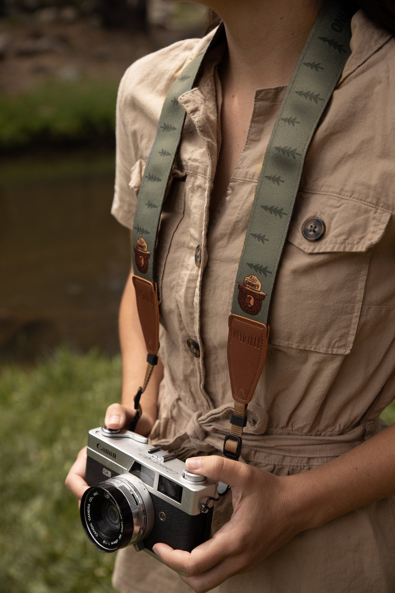Smokey Bear Camera Strap - Paranoid Ranch