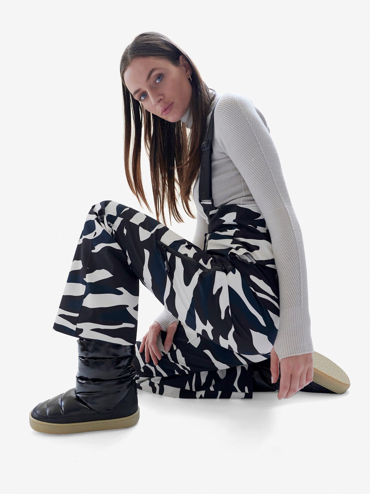 SNOW BIB - Zebra - Paranoid Ranch