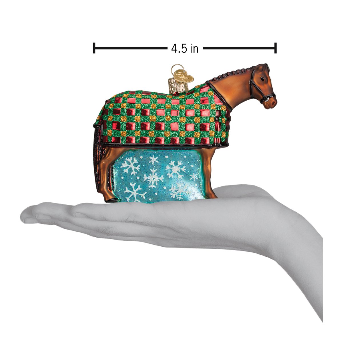 Snowflake Horse Ornament - Paranoid Ranch