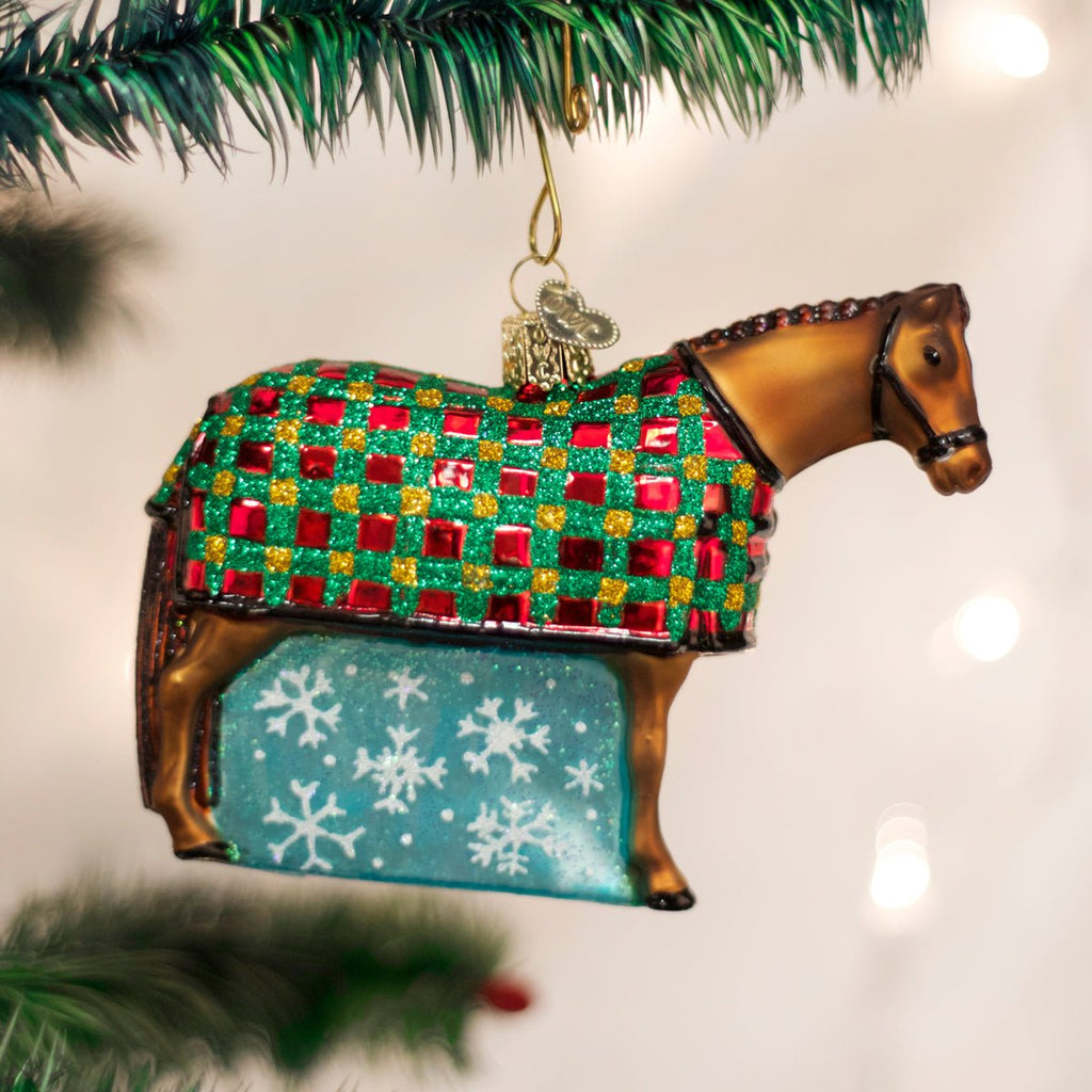 Snowflake Horse Ornament - Paranoid Ranch