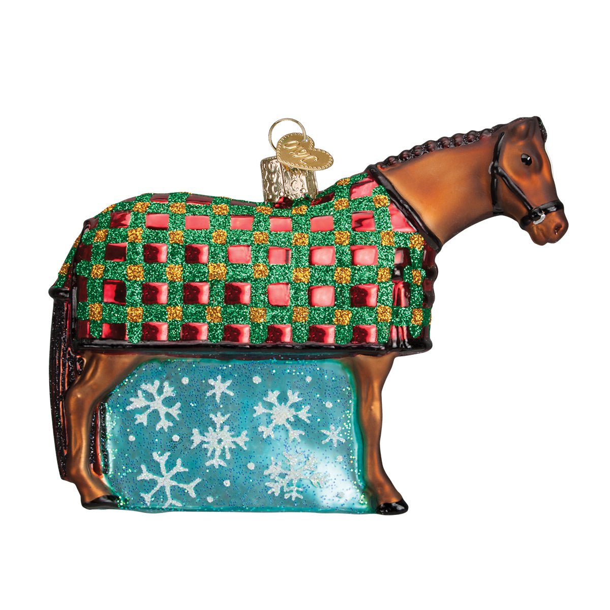 Snowflake Horse Ornament - Paranoid Ranch