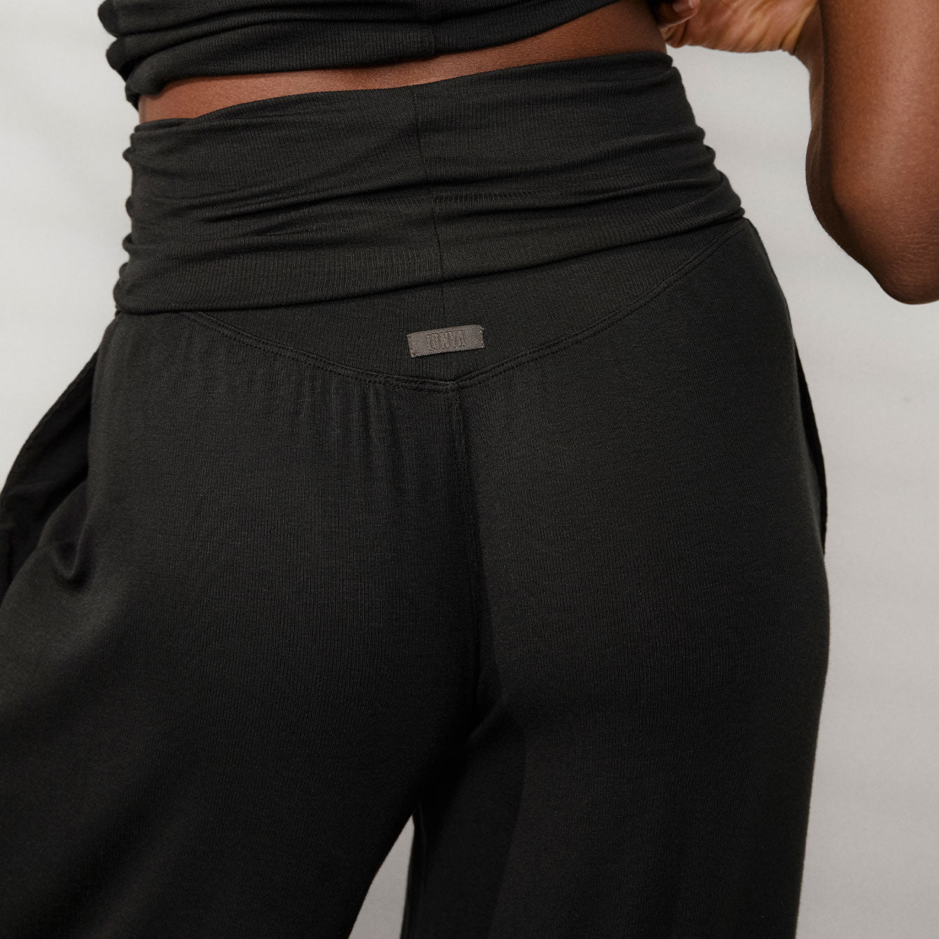 Soft Modal Rib Foldover Pant - Paranoid Ranch