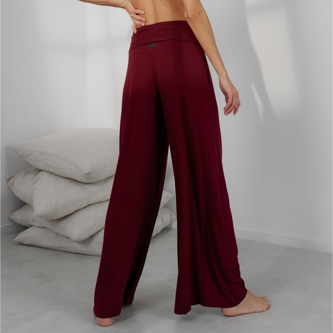 Soft Modal Rib Foldover Pant - Paranoid Ranch