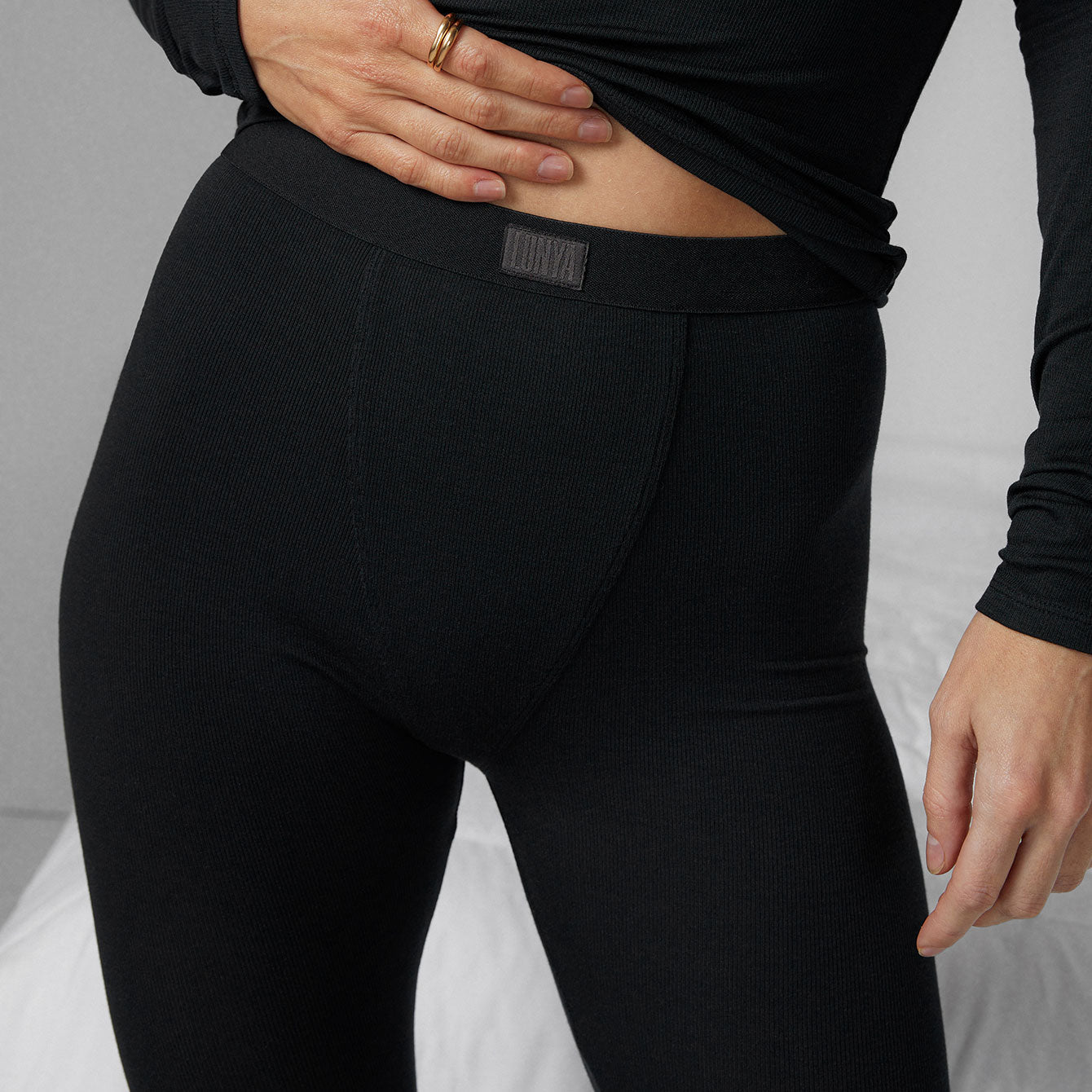Soft Modal Rib Legging - Paranoid Ranch