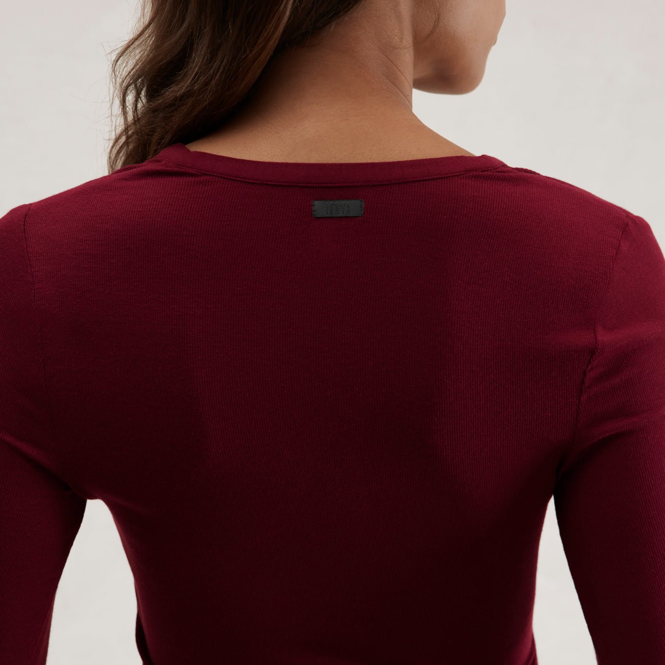 Soft Modal Rib V - Neck Henley - Paranoid Ranch