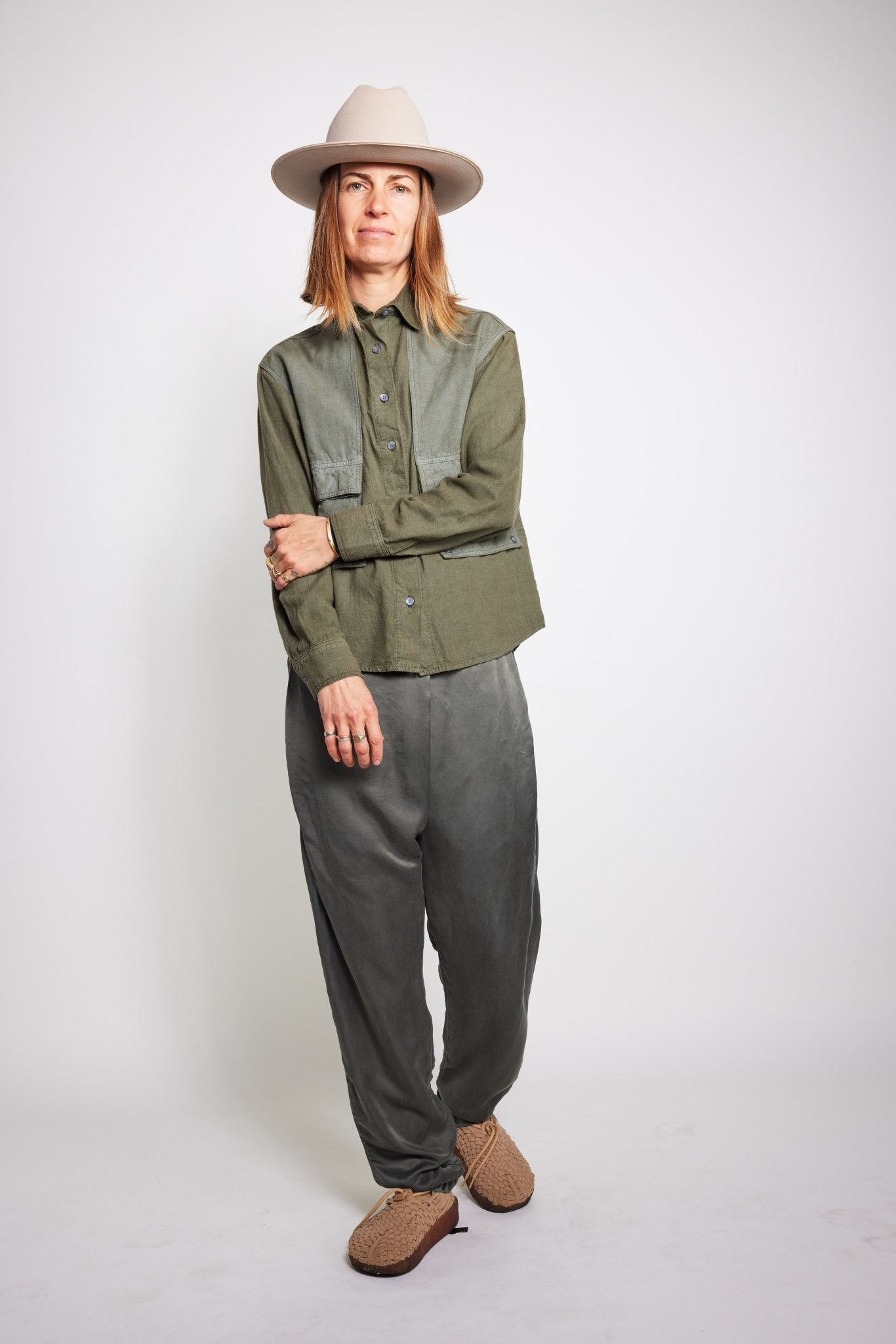 Souk Pant in Cupro Silk - Paranoid Ranch