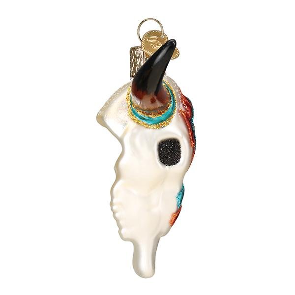 Southwestern Steer Skull Ornament - Paranoid Ranch