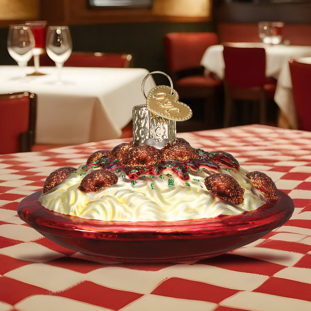 Spaghetti And Meatballs Ornament - Paranoid Ranch