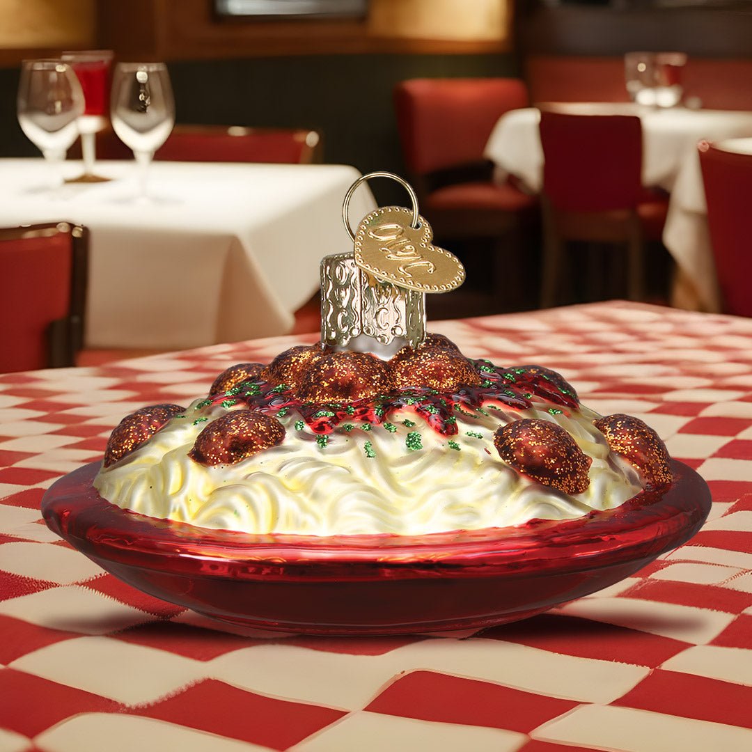 Spaghetti And Meatballs Ornament - Paranoid Ranch