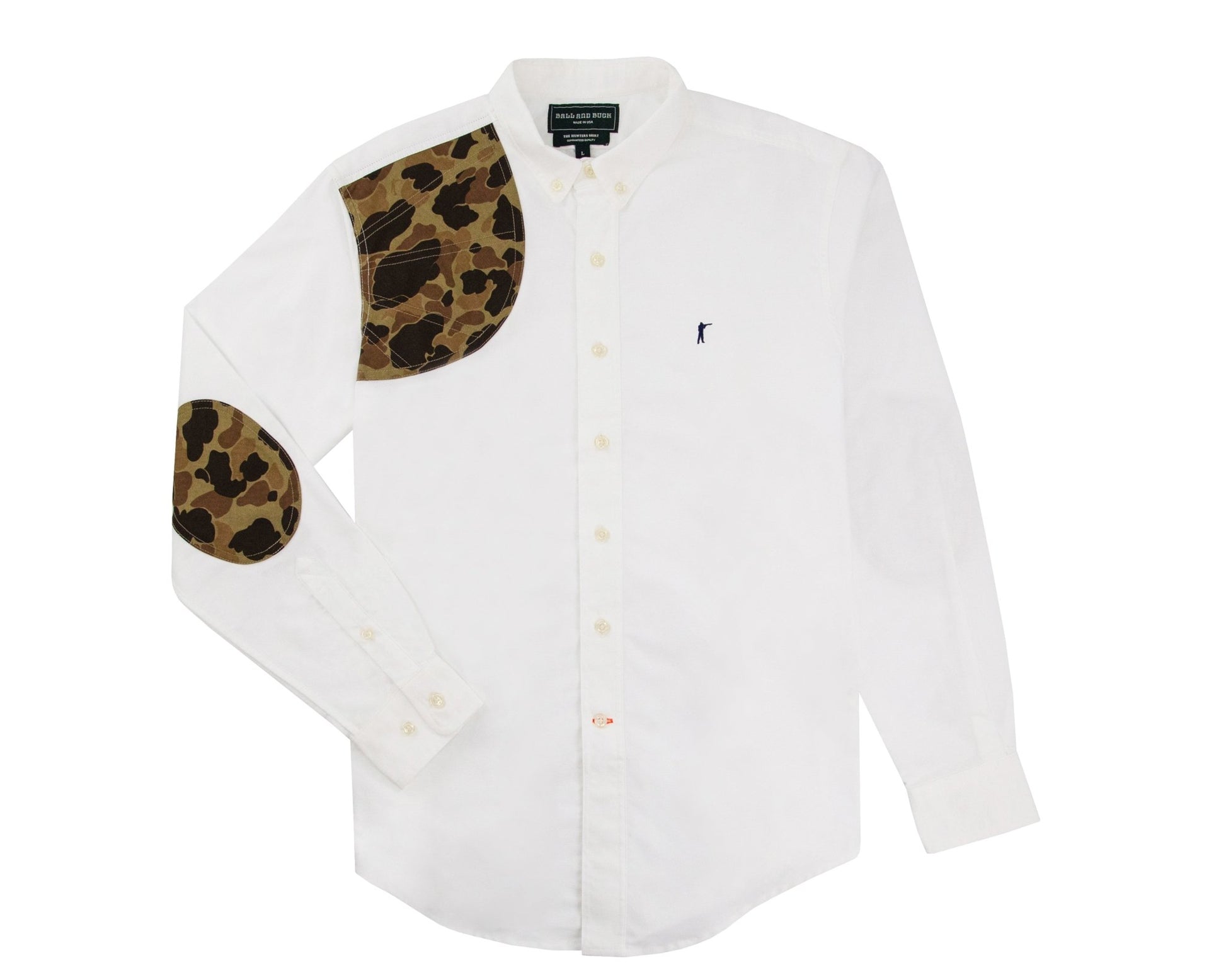 Sportsmans Shirt - White/Original Camo - Paranoid Ranch