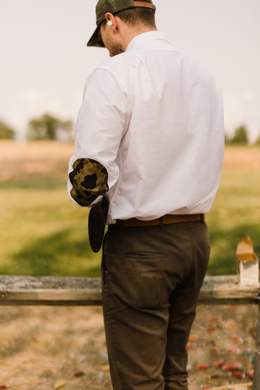 Sportsmans Shirt - White/Original Camo - Paranoid Ranch