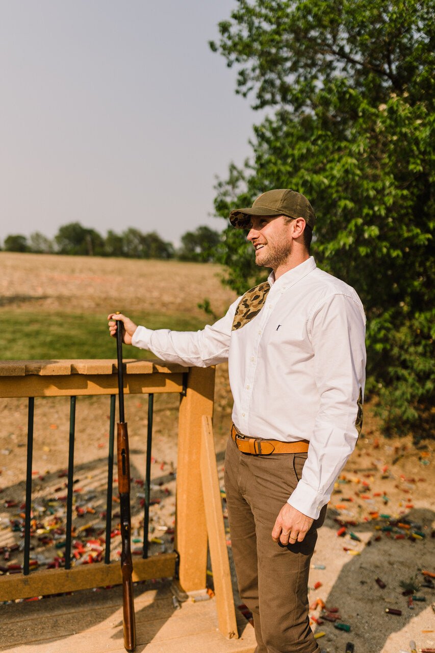 Sportsmans Shirt - White/Original Camo - Paranoid Ranch