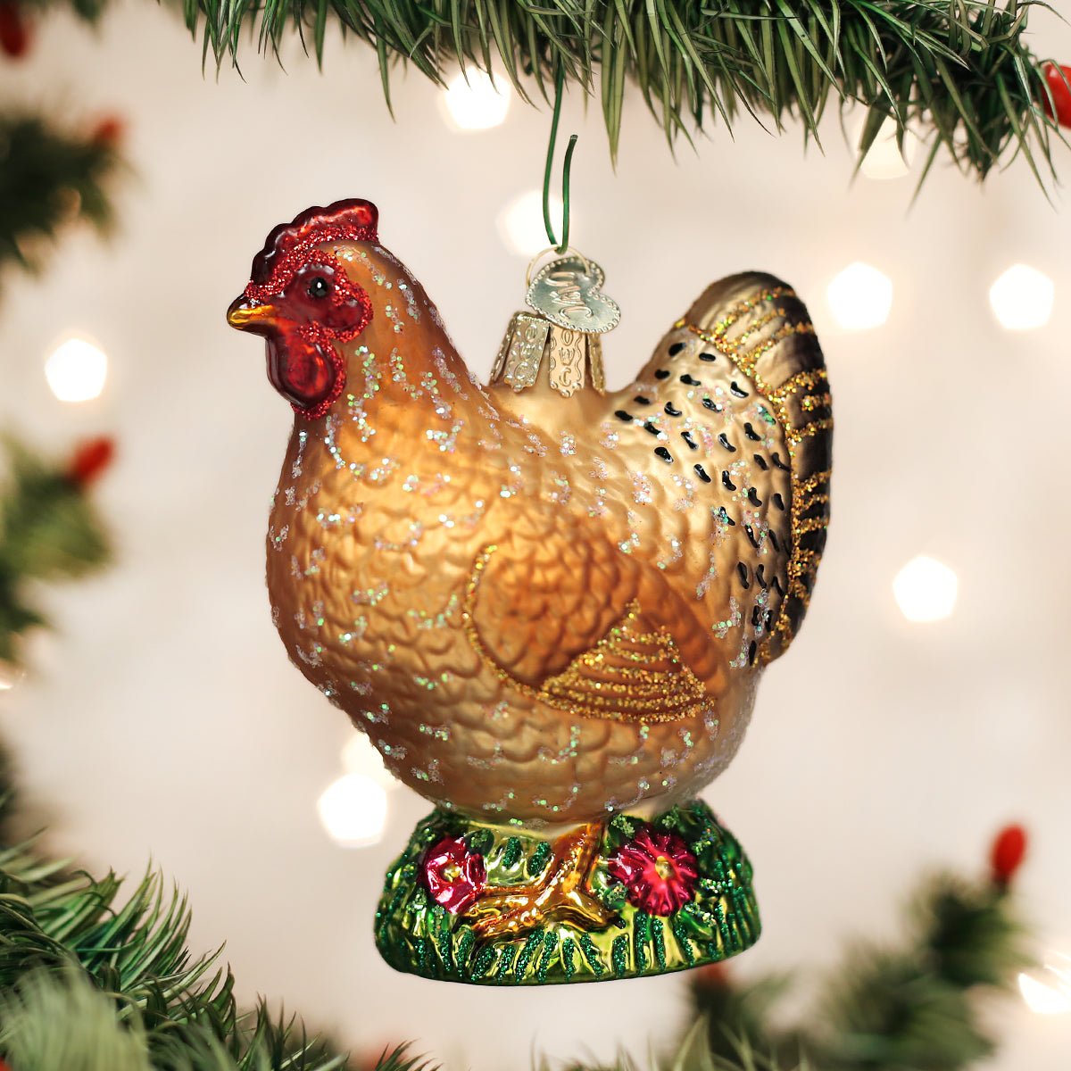 Spring Chicken Christmas Ornament - Paranoid Ranch