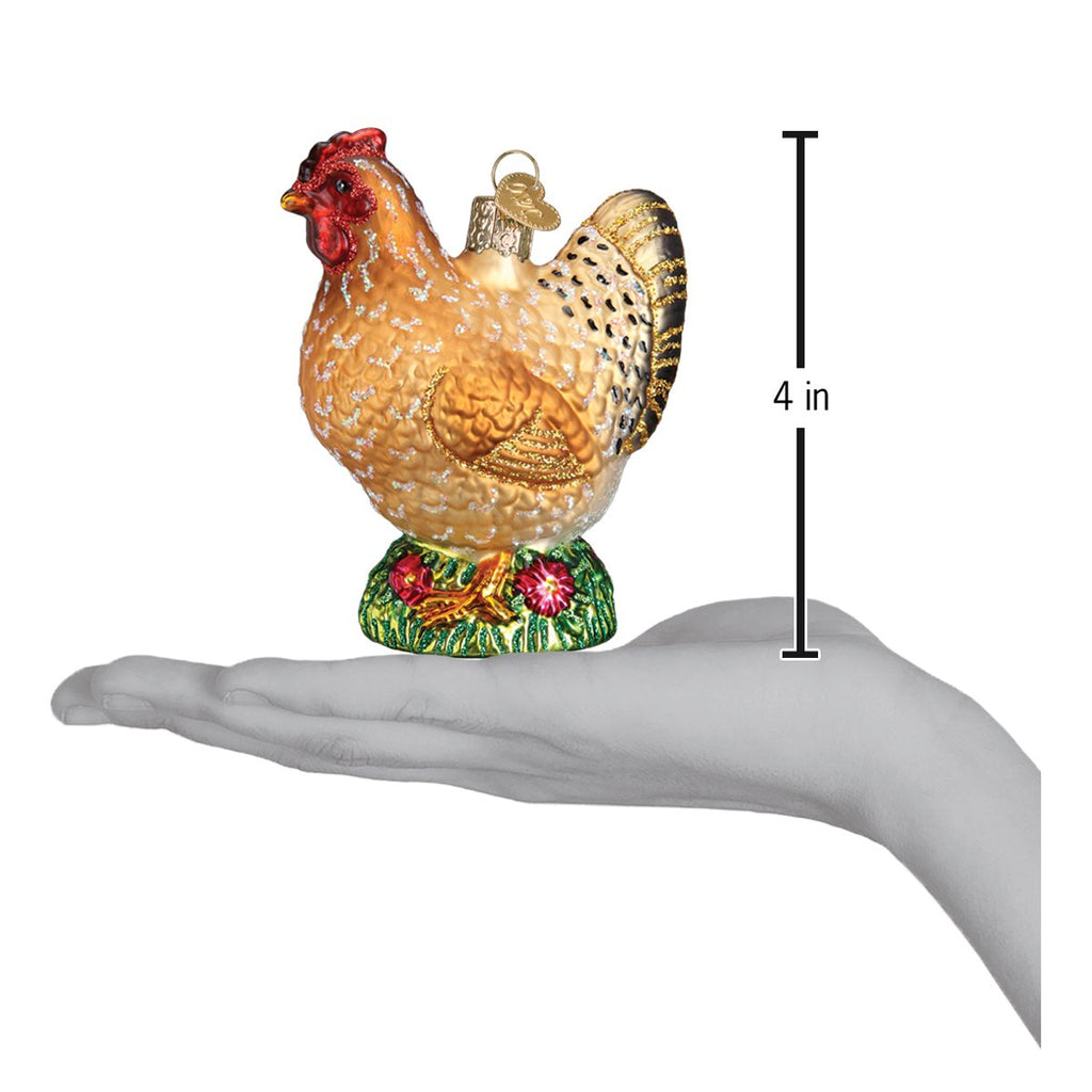Spring Chicken Christmas Ornament - Paranoid Ranch