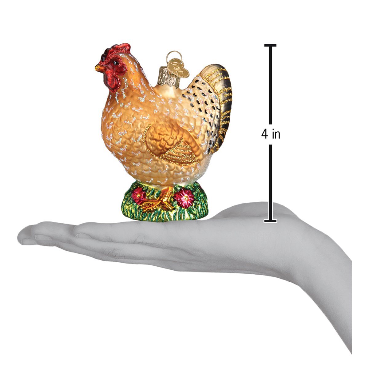 Spring Chicken Christmas Ornament - Paranoid Ranch