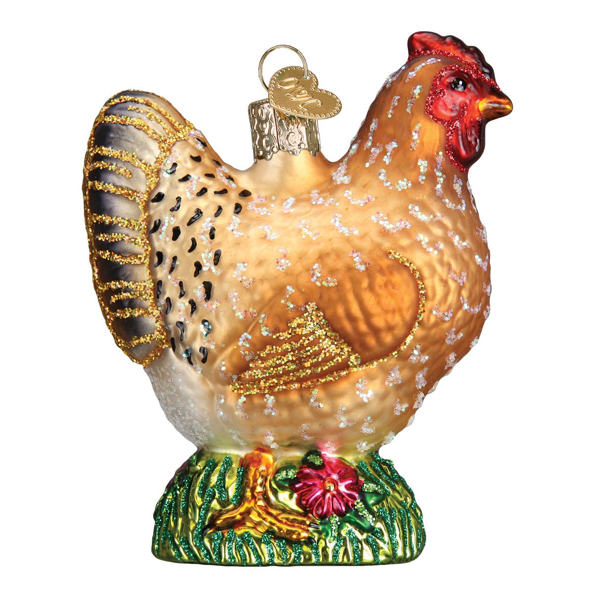 Spring Chicken Christmas Ornament - Paranoid Ranch