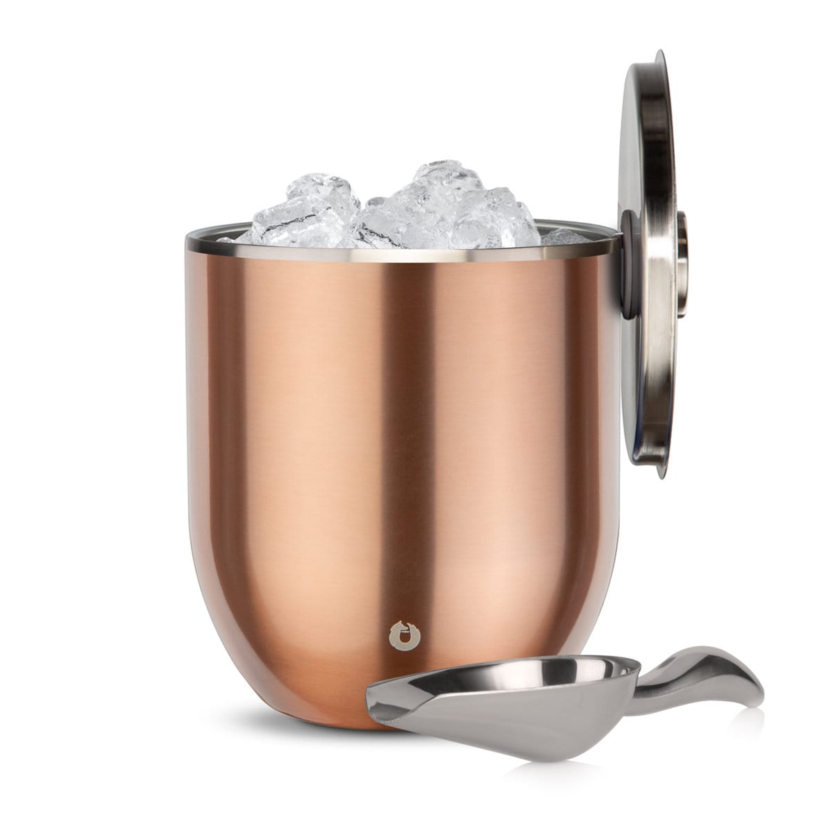 Stainless Steel Ice bucket with Lid and Scoop, Gold - Paranoid Ranch
