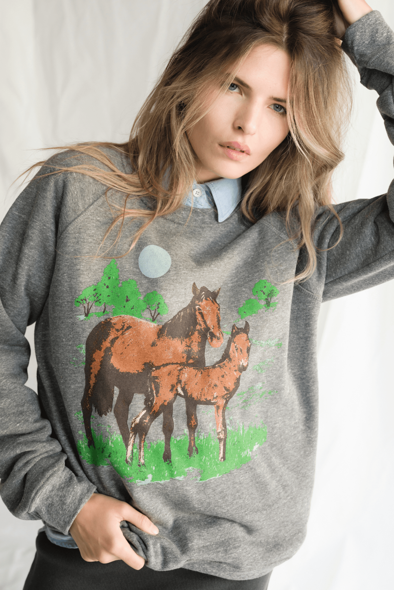 Stallion Fleece Sweatshirt - Paranoid Ranch