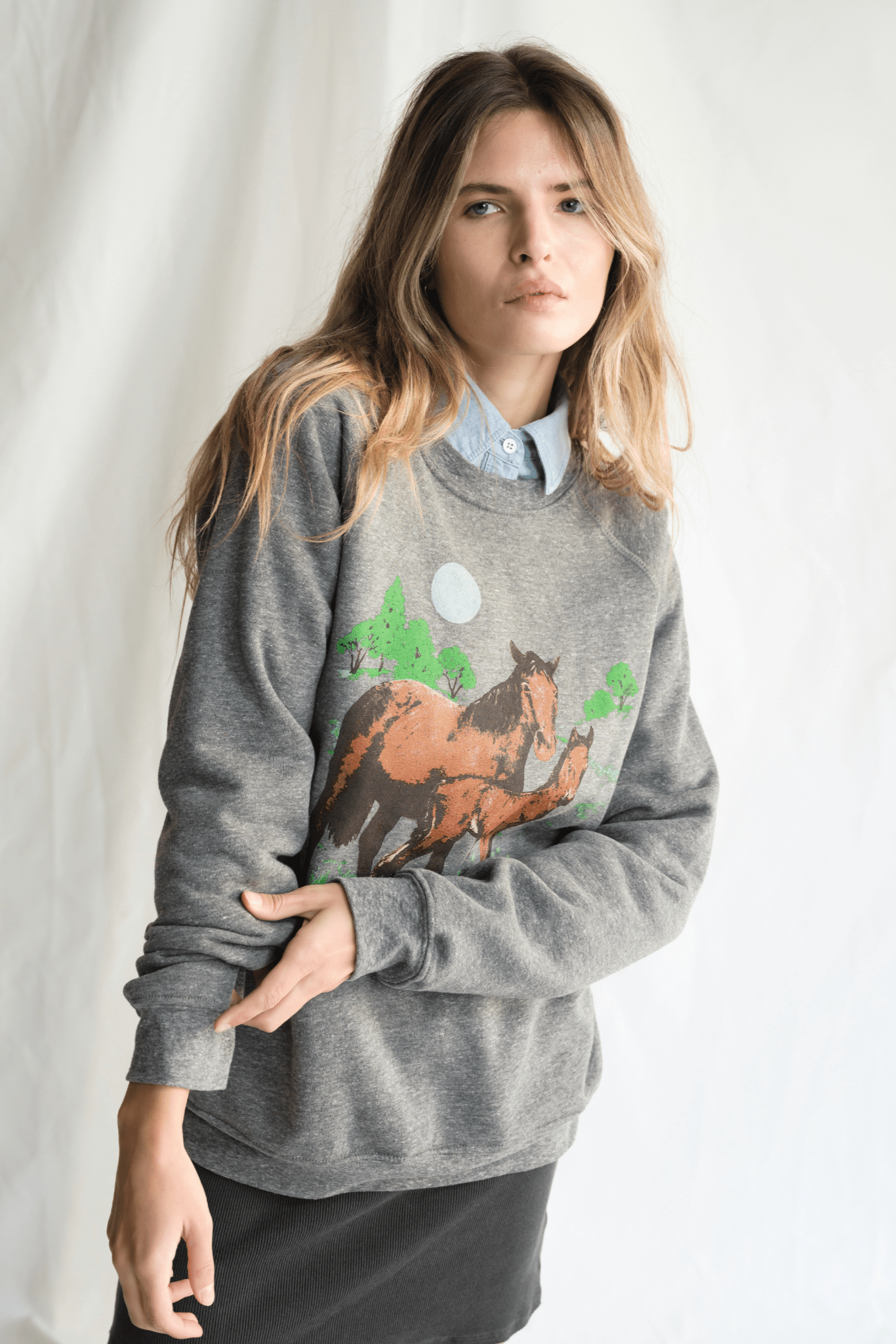 Stallion Fleece Sweatshirt - Paranoid Ranch
