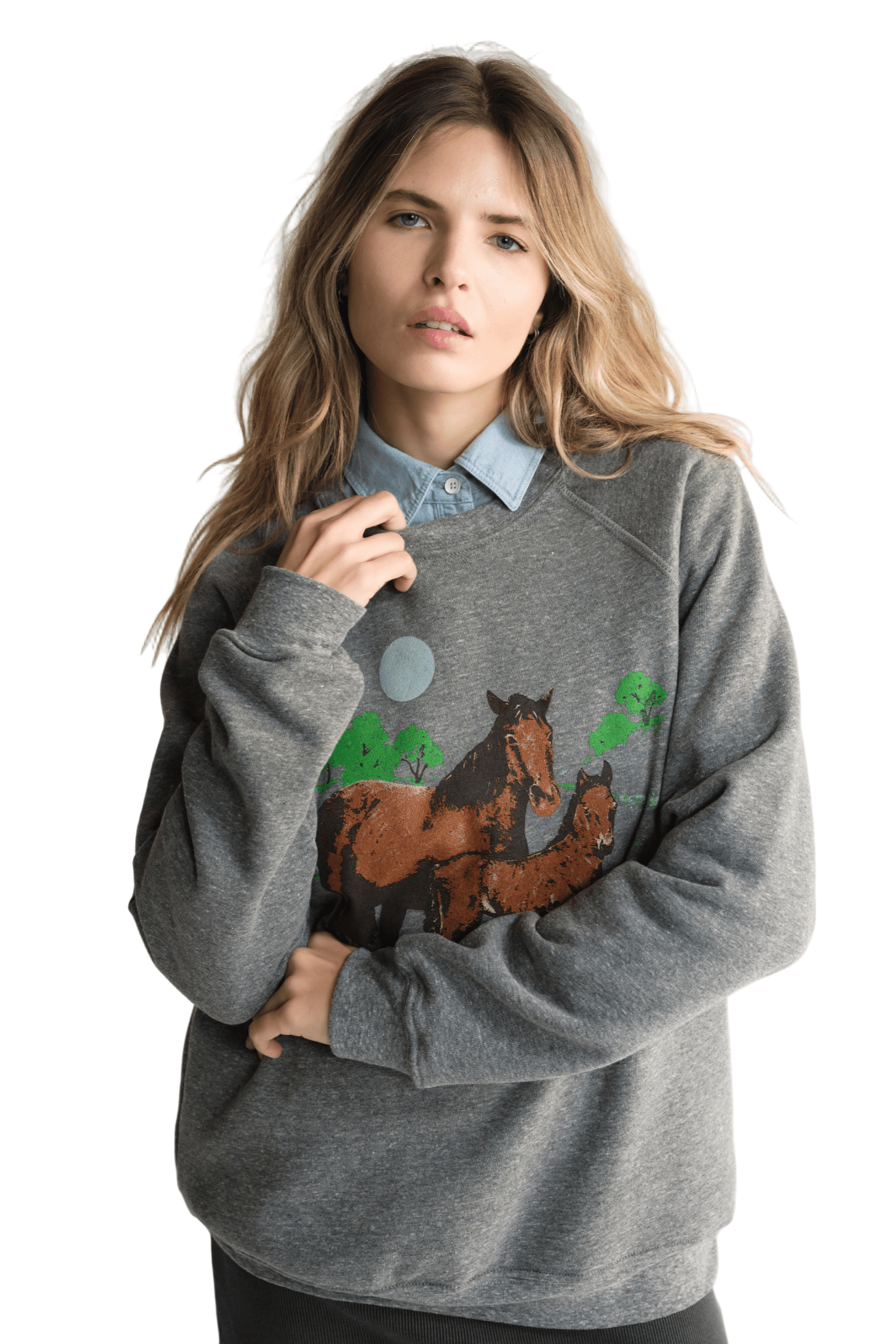 Stallion Fleece Sweatshirt - Paranoid Ranch