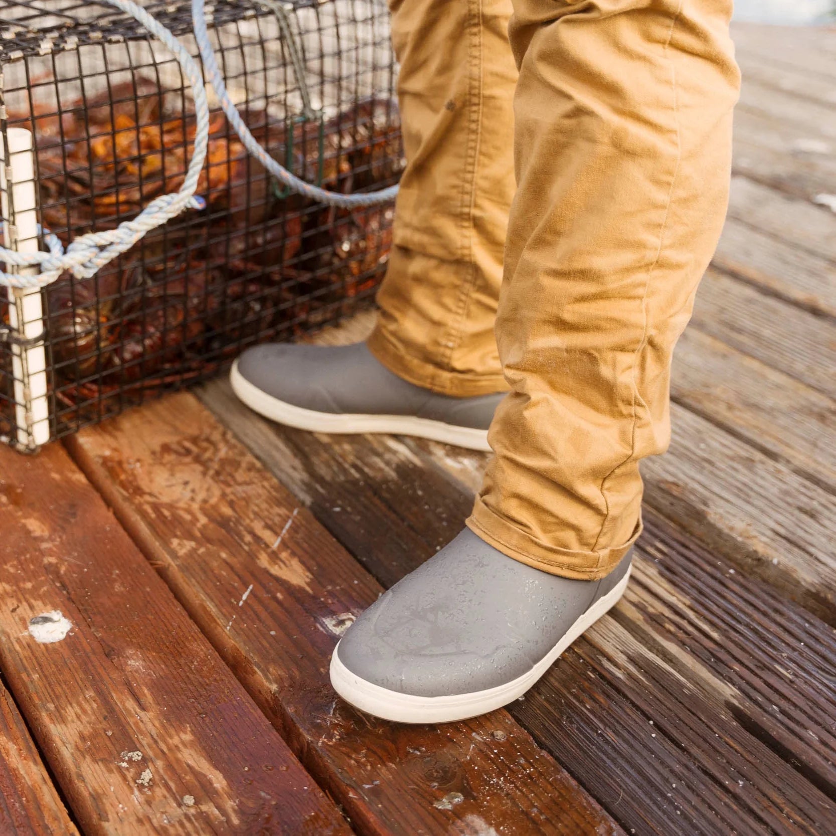 Starboard 6" Deck Boot - Coastal Grey - Paranoid Ranch