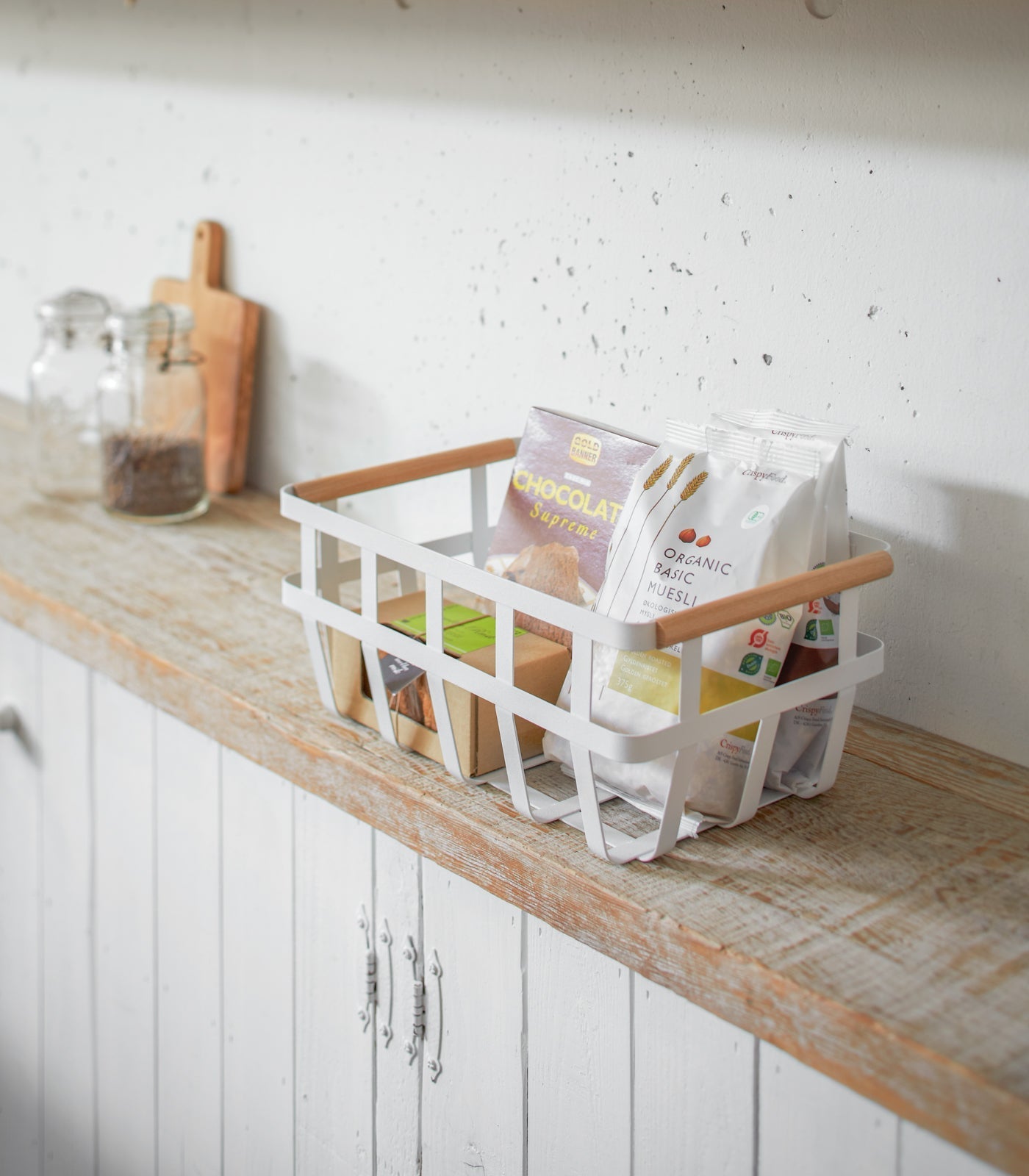 Storage Basket - Medium - Steel + Wood - Paranoid Ranch