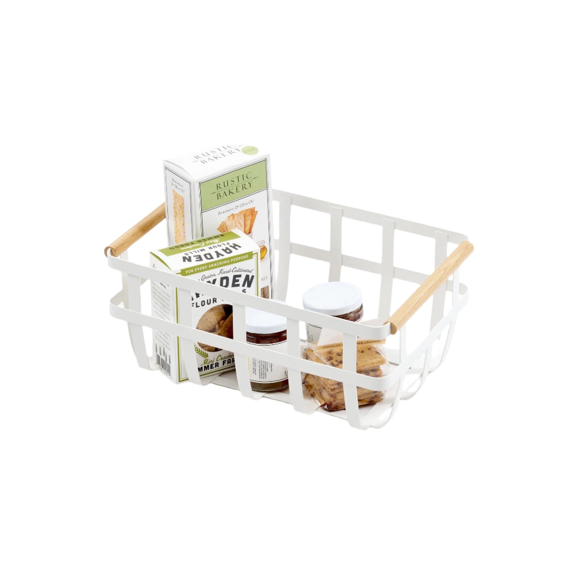 Storage Basket - Medium - Steel + Wood - Paranoid Ranch