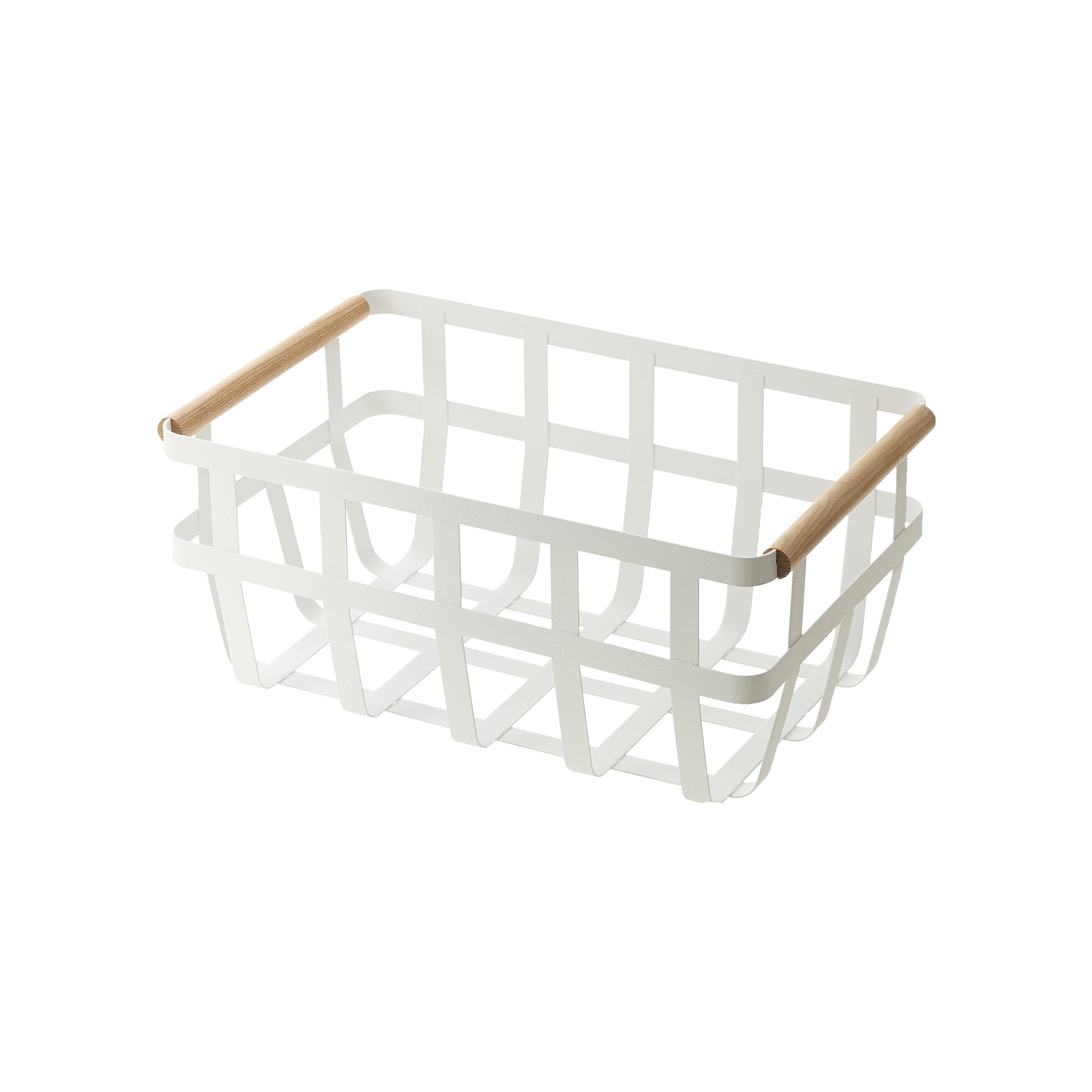 Storage Basket - Medium - Steel + Wood - Paranoid Ranch